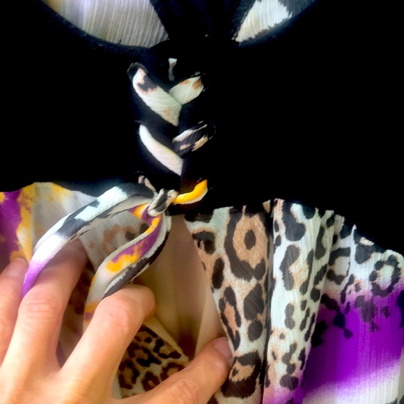 Tricia Fix Dress, Size: M, Made in USA, Animal/tie dye print,Bohemian inspired - Picture 8 of 10